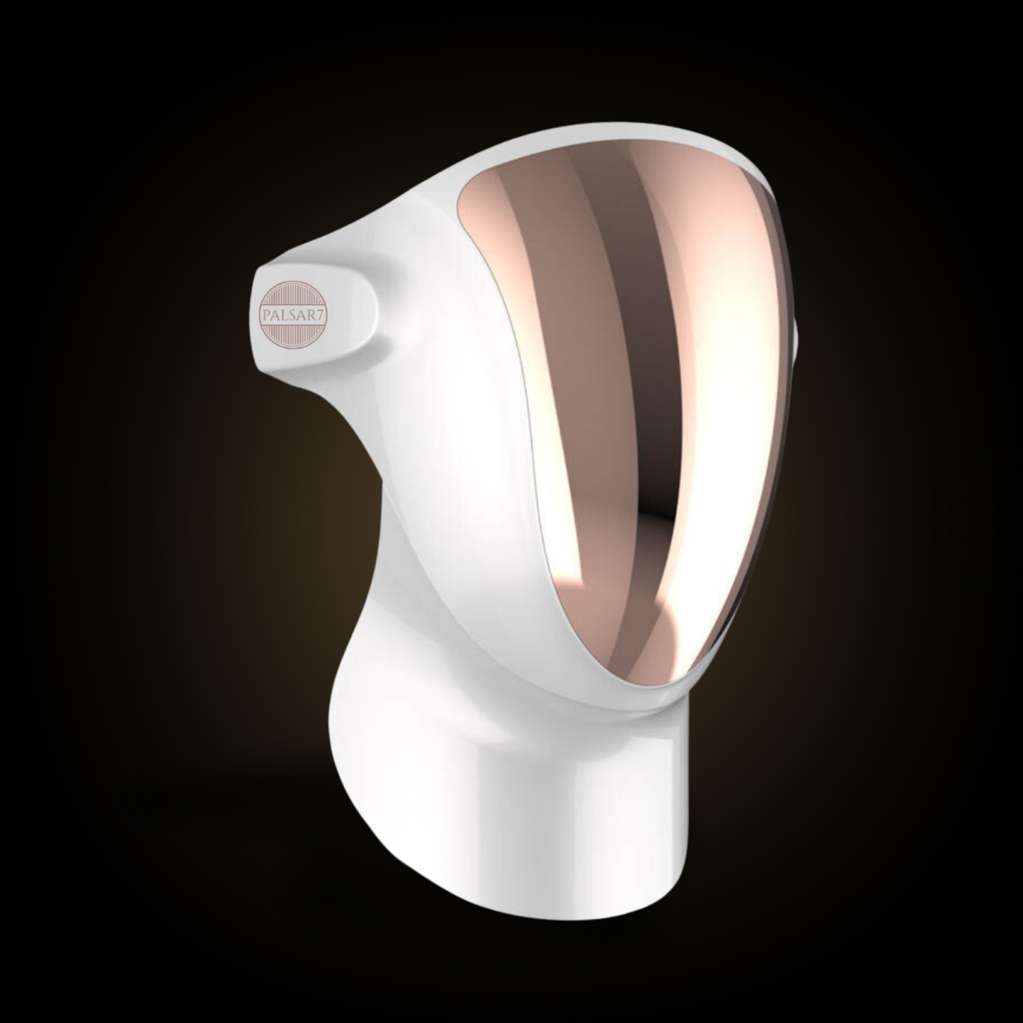 Wireless professional treatment LED face and neck mask with charging station