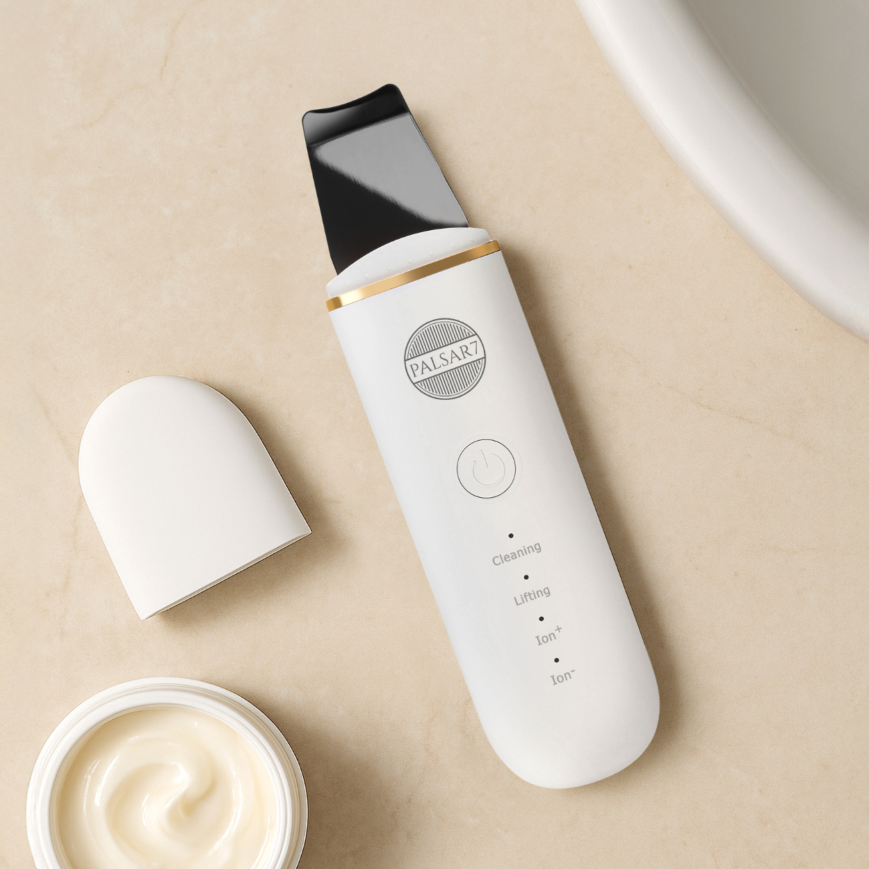 Ultrasonic skin care spatula