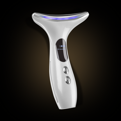 Galvanic iron for the neck and décolleté