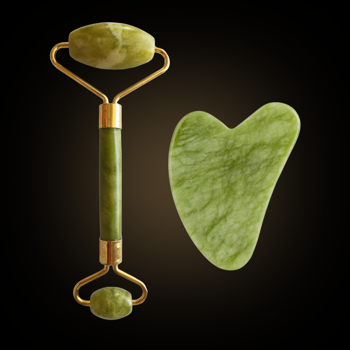 Massage roller and Gua Sha plate