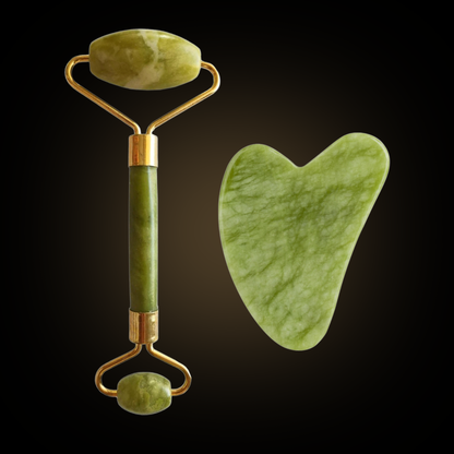Massage roller and Gua Sha plate