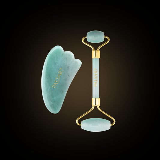 Massage roller and Gua Sha plate