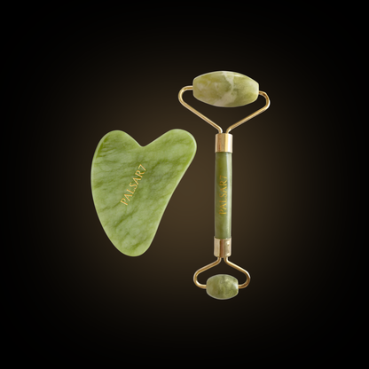 Massage roller and Gua Sha plate