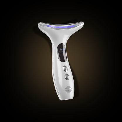 Galvanic iron for the neck and décolleté