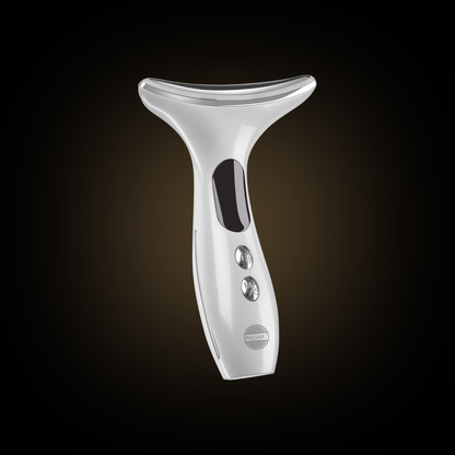 Galvanic iron for the neck and décolleté