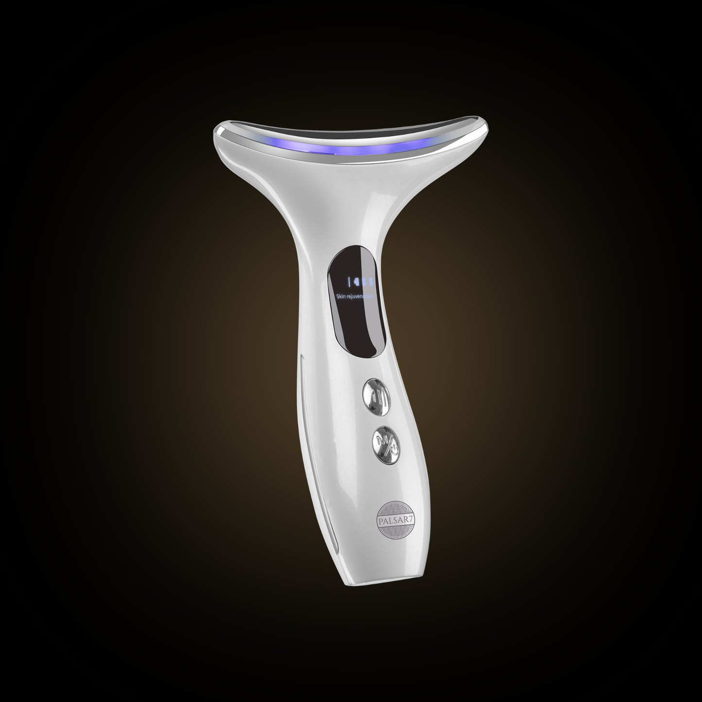 Galvanic iron for the neck and décolleté